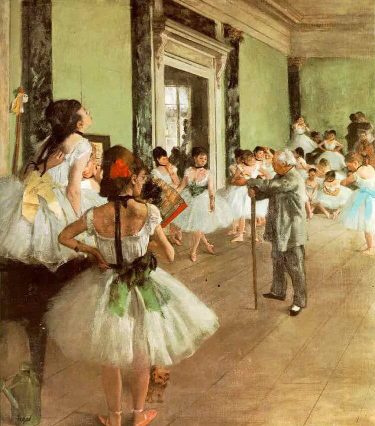 Degas Painting of Little Dancers