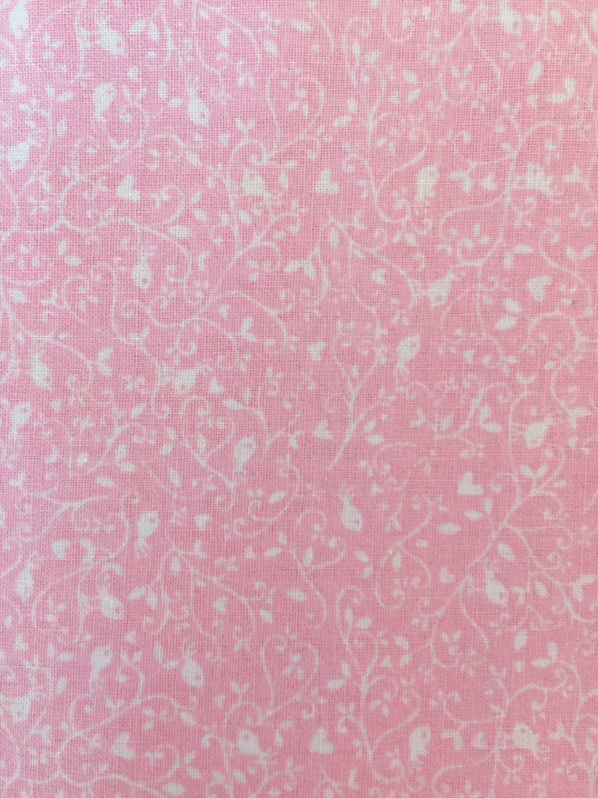 Pink lemonade print close up.